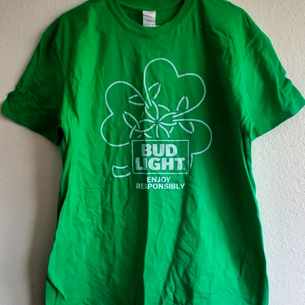 Bud Light Green Four leaf clover